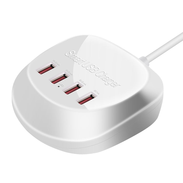 WLX-T3 20W 4 In 1 Multi-function Smart USB Charger(White)