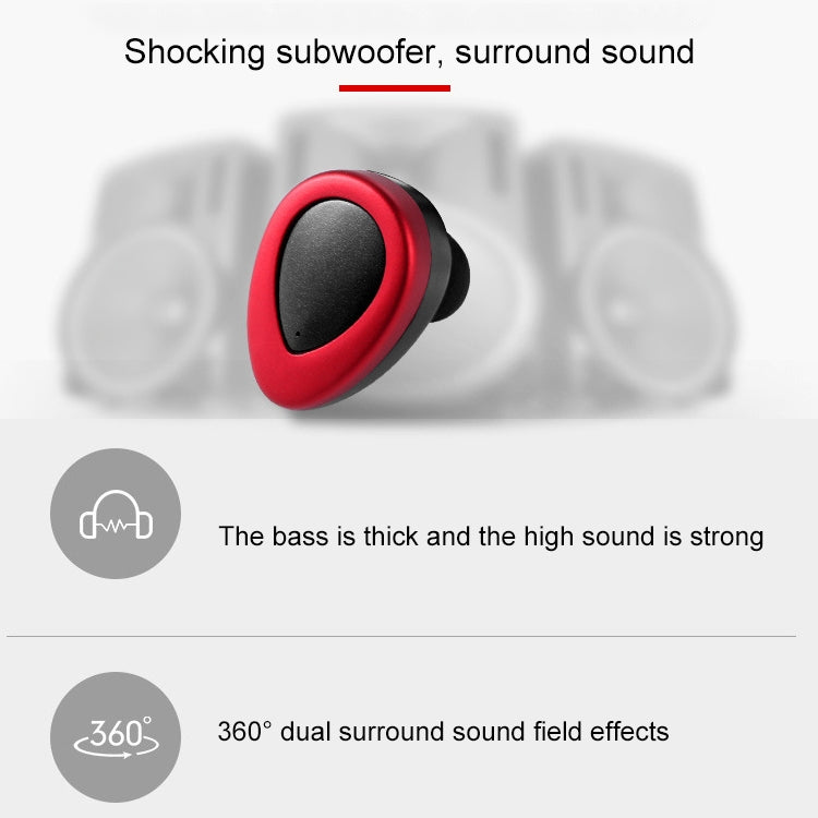 TWS-K2 Mini V4.1 Wireless Stereo Bluetooth Headset with Charging Case