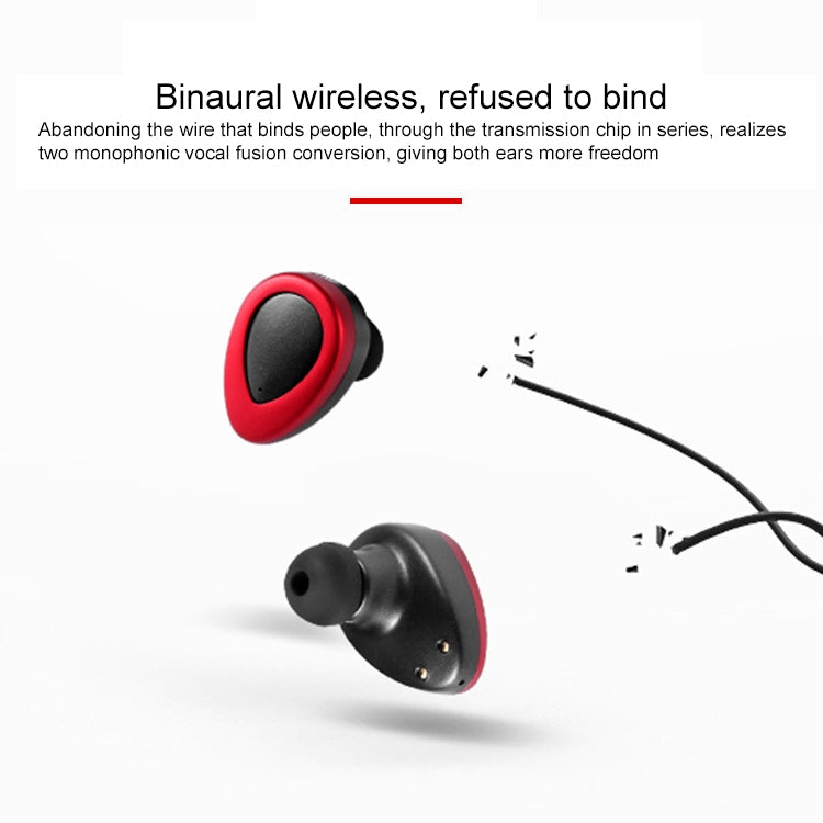 TWS-K2 Mini V4.1 Wireless Stereo Bluetooth Headset with Charging Case