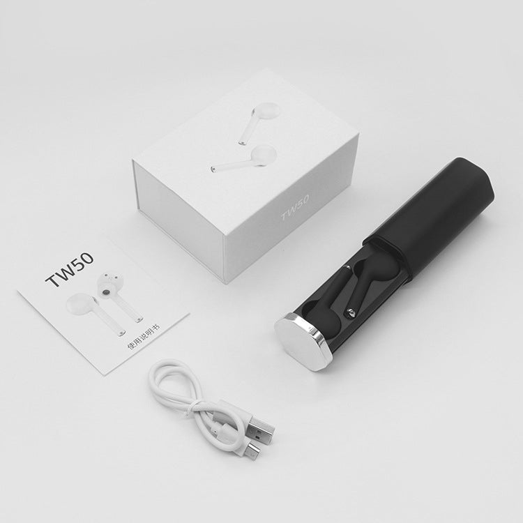 TW50 Macaron TWS V5.0 Wireless Stereo Bluetooth Headset with Charging Case, Support Smart Touch