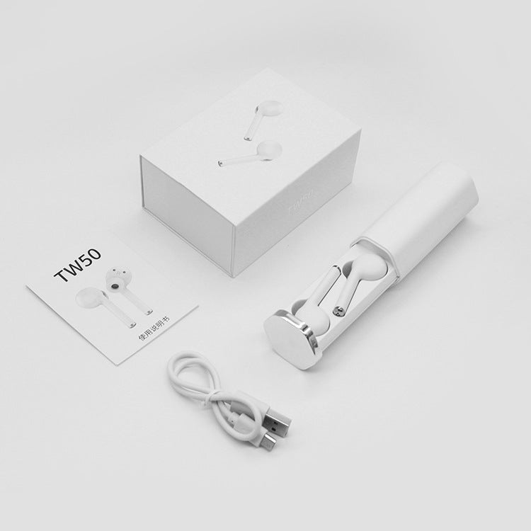 TW50 Macaron TWS V5.0 Wireless Stereo Bluetooth Headset with Charging Case, Support Smart Touch