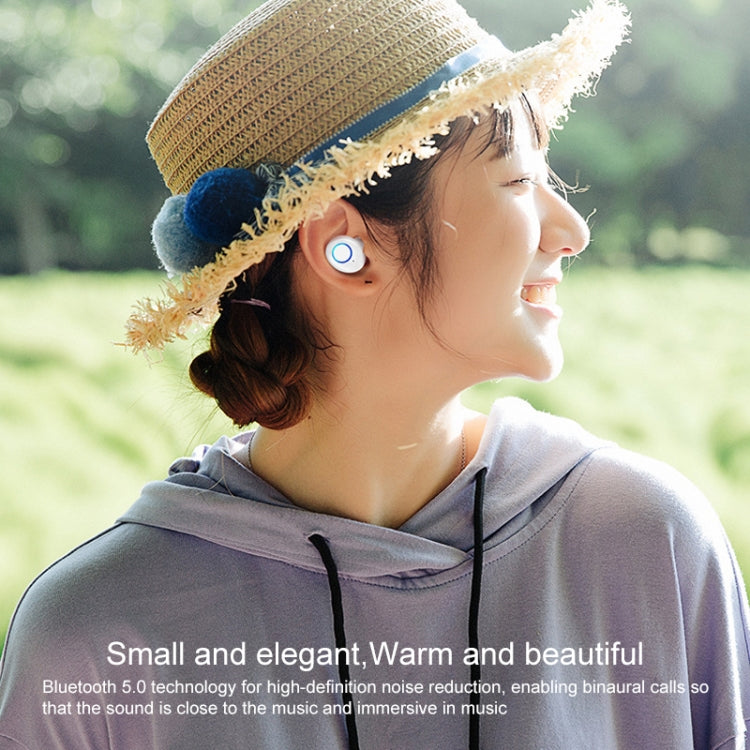 K10 Macaron TWS V5.0 Wireless Stereo Bluetooth Headset with Charging Case