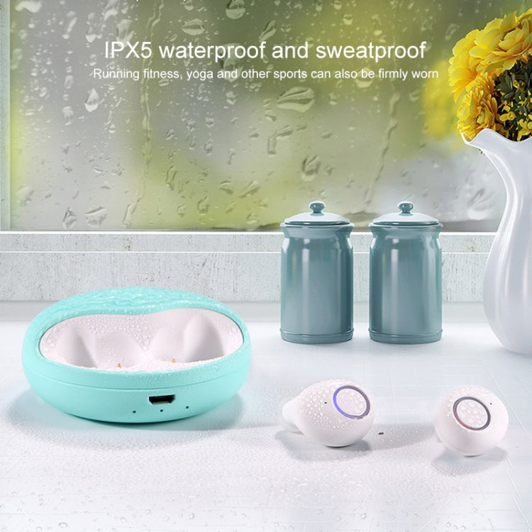 K10 Macaron TWS V5.0 Wireless Stereo Bluetooth Headset with Charging Case