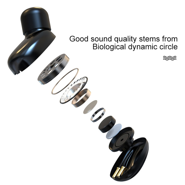 W23 TWS V5.0 Bluetooth Earphone with Charging Box, Battery Display Function(Black)