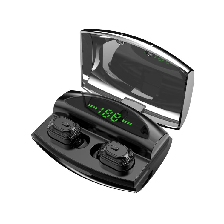 XG-20 TWS Bluetooth Earphone with Magnetic Charging Box, Support Memory Connection & Call & Battery Display Function(Black)