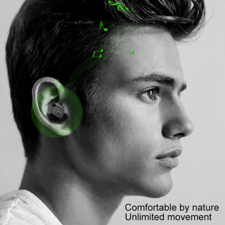 XG-20 TWS Bluetooth Earphone with Magnetic Charging Box, Support Memory Connection & Call & Battery Display Function(Black)