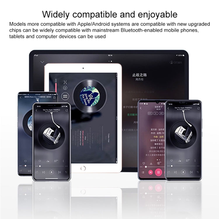 XG-20 TWS Bluetooth Earphone with Magnetic Charging Box, Support Memory Connection & Call & Battery Display Function(Black)