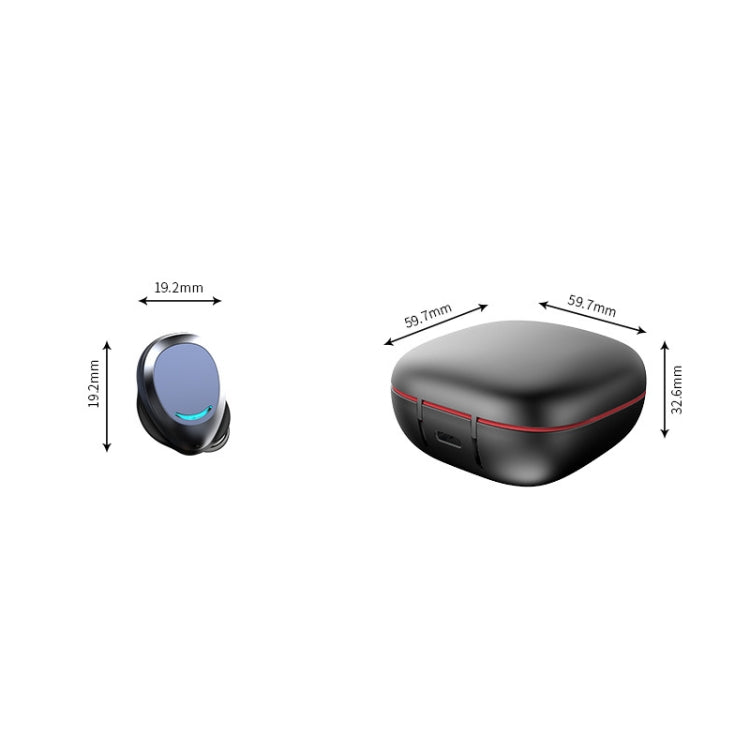 U9 TWS Bluetooth Earphone with Magnetic Charging Box, Support Call & Battery Display Function