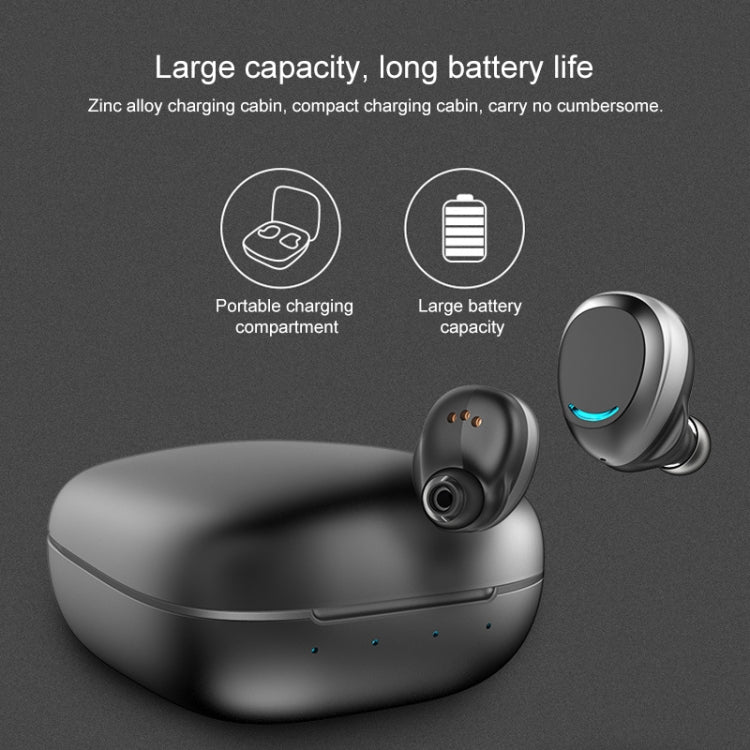 U9 TWS Bluetooth Earphone with Magnetic Charging Box, Support Call & Battery Display Function