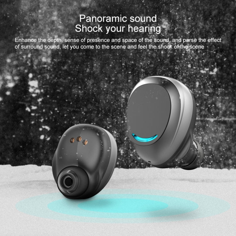 U9 TWS Bluetooth Earphone with Magnetic Charging Box, Support Call & Battery Display Function