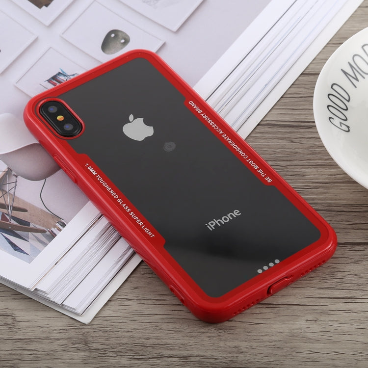 For iPhone X / XS Acrylic + TPU Shockproof Case
