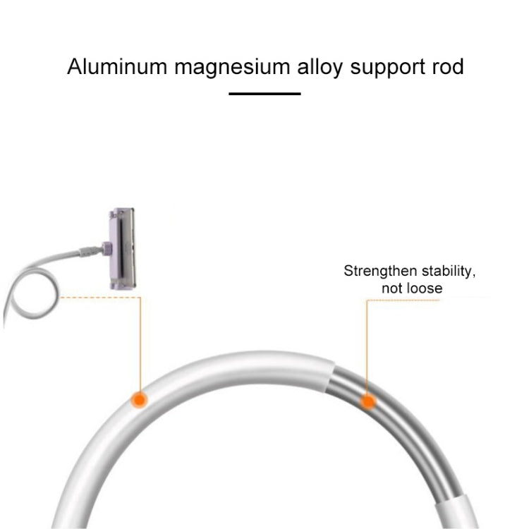 Aluminum-magnesium Alloy Free-Rotating Lazy Bracket Universal Mobile Phones Tablet PC Stand, Suitable for 4-12.9 inch Mobile Phones / Tablet PC, Length: 1m