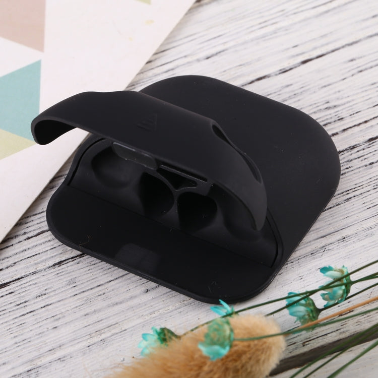 For Apple AirPods 1 / 2 Portable Wireless Earphone Protective Case with Hook and Loop Fastener