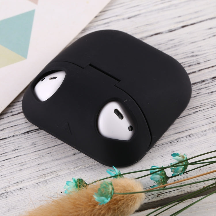 For Apple AirPods 1 / 2 Portable Wireless Earphone Protective Case with Hook and Loop Fastener