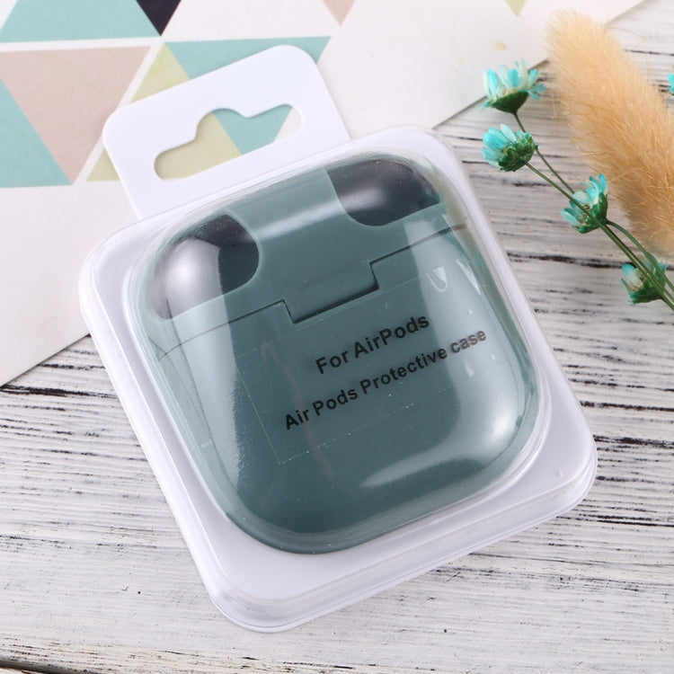 For Apple AirPods 1 / 2 Portable Wireless Earphone Protective Case with Hook and Loop Fastener