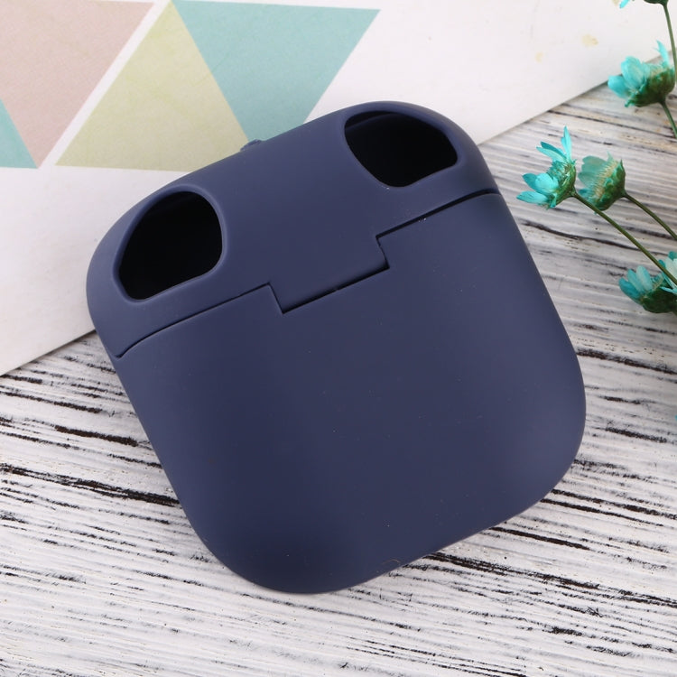 For Apple AirPods 1 / 2 Portable Wireless Earphone Protective Case with Hook and Loop Fastener