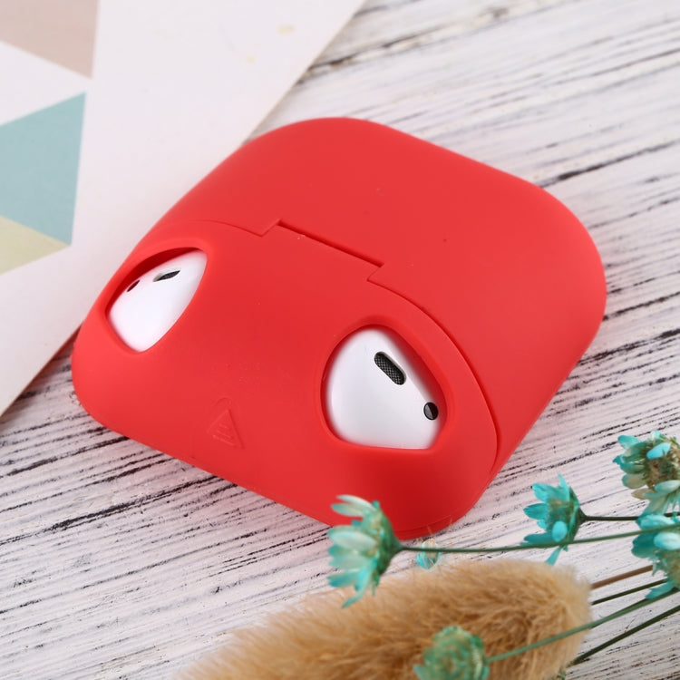 For Apple AirPods 1 / 2 Portable Wireless Earphone Protective Case with Hook and Loop Fastener