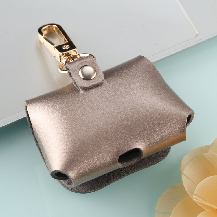 For Apple AirPods Pro Wireless Earphone Protective Leather Case with Hook