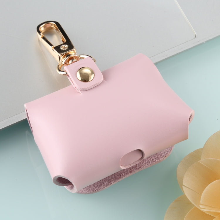 For Apple AirPods Pro Wireless Earphone Protective Leather Case with Hook