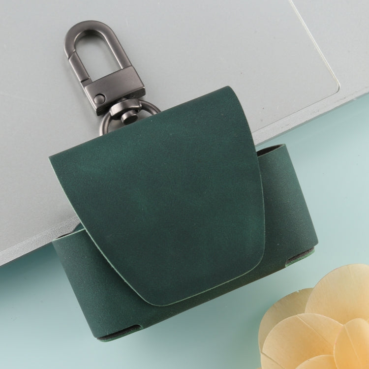For Apple AirPods Pro Magnetic Adsorption Wireless Earphone Protective Leather Case with Hook