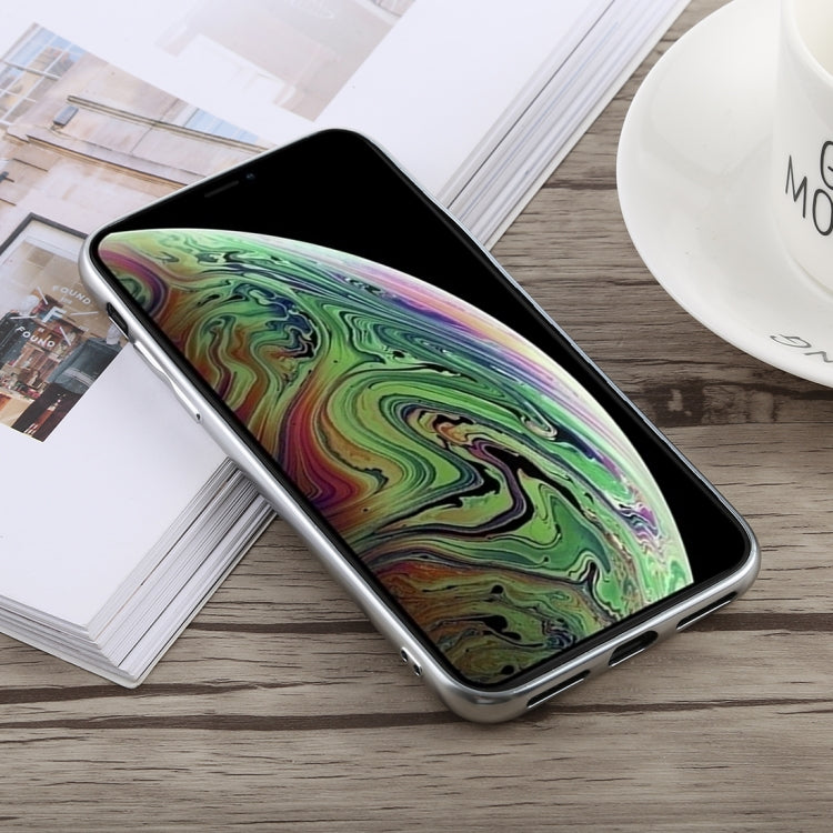 For iPhone X / XS TOTUDESIGN Style Series Electroplating Transparent TPU + PC Case