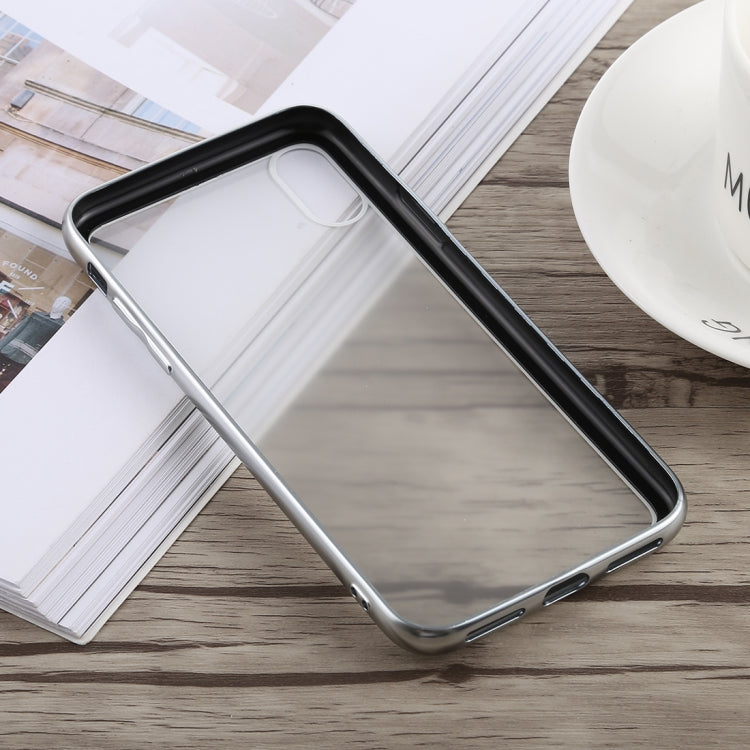 For iPhone X / XS TOTUDESIGN Style Series Electroplating Transparent TPU + PC Case