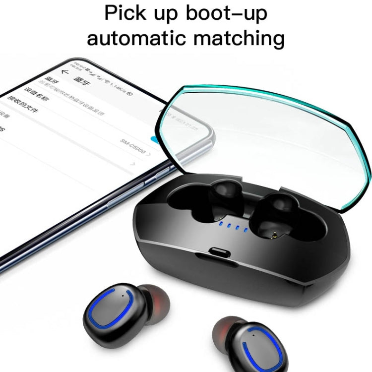 Xi11 TWS IPX6 Waterproof Bluetooth 5.0 Stereo Bluetooth Earphone with Charging Box, Support Battery Display & Summon Siri & Call