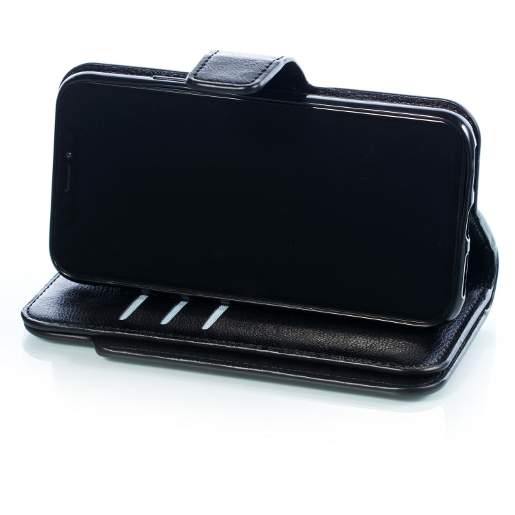 For iPhone X / XS Crazy Horse Texture Horizontal Flip Leather Case with Card Slots & Wallet & Photo Frame