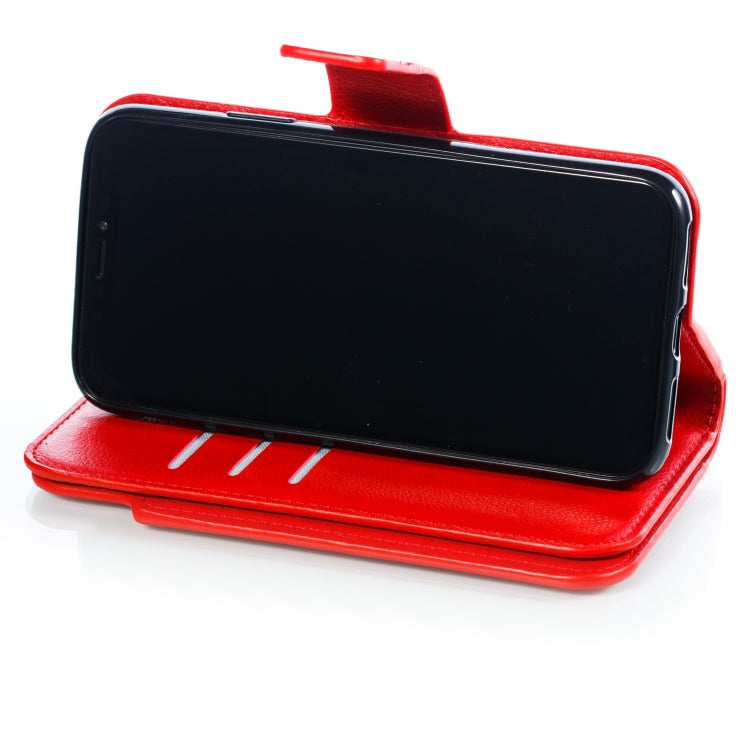 For iPhone X / XS Crazy Horse Texture Horizontal Flip Leather Case with Card Slots & Wallet & Photo Frame