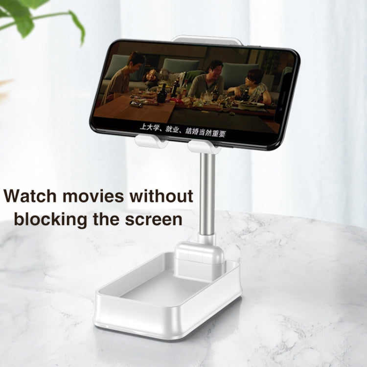 WS18 Foldable Telescopic Desktop Stand for Mobile Phones & Tablets Below 12.9 inches