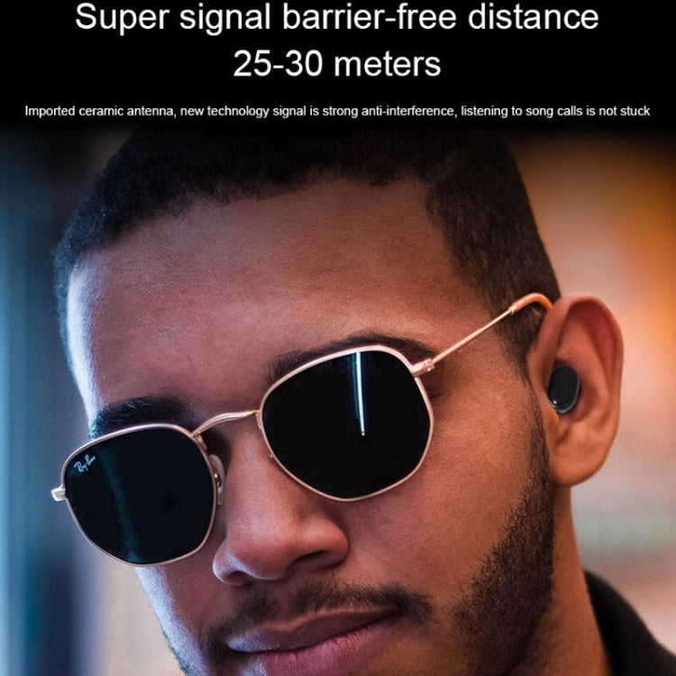 TWS-M1 TWS Bluetooth Earphone with Magnetic Charging Box, Support Memory Connection & Call & Battery Display Function