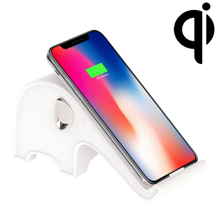 3life-310 10W 9V 5A Elephant Wireless Charger QI Safe Fast Charging with Mobile Phone Bracket