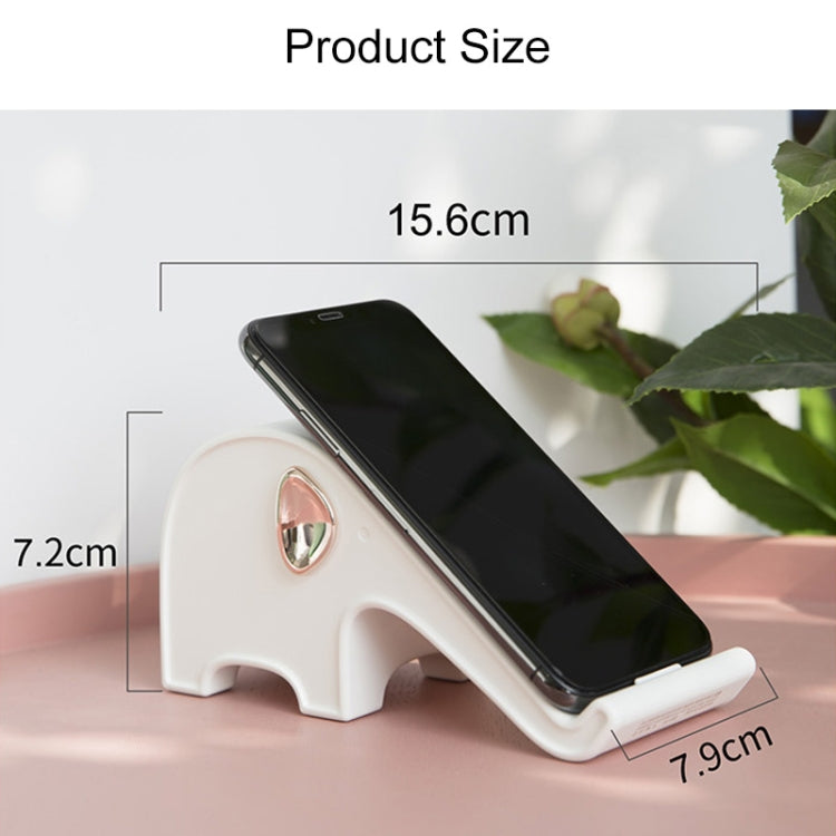 3life-310 10W 9V 5A Elephant Wireless Charger QI Safe Fast Charging with Mobile Phone Bracket