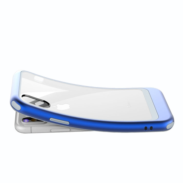 For iPhone X / XS Transparent PC Full Coverage Shockproof Protective Case