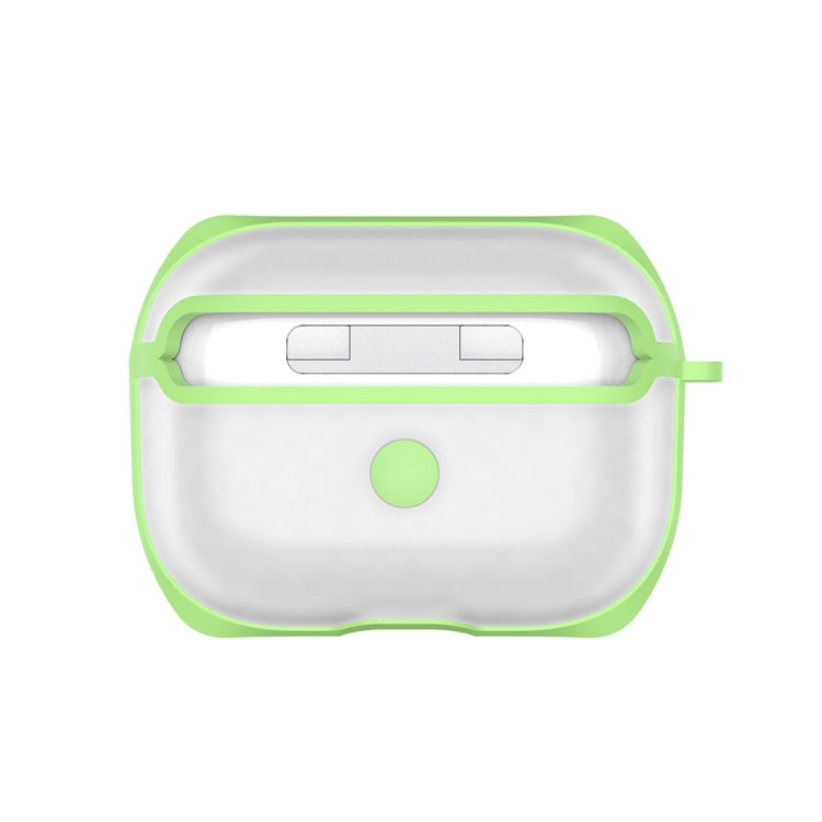 APC001 For AirPods Pro PC + TPU Transparent Earphone Protective Case with Hook