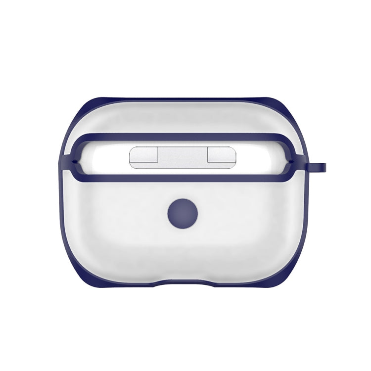 APC001 For AirPods Pro PC + TPU Transparent Earphone Protective Case with Hook