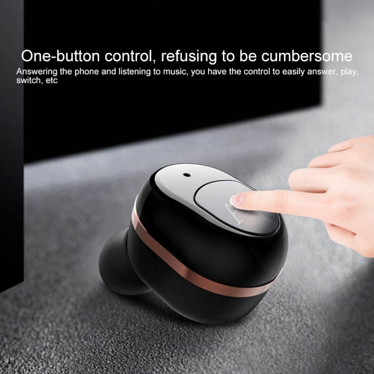 A3 TWS IPX5 Waterproof Bluetooth 5.0 Wireless Bluetooth Earphone with Charging Box, Support Call & IOS Display Power