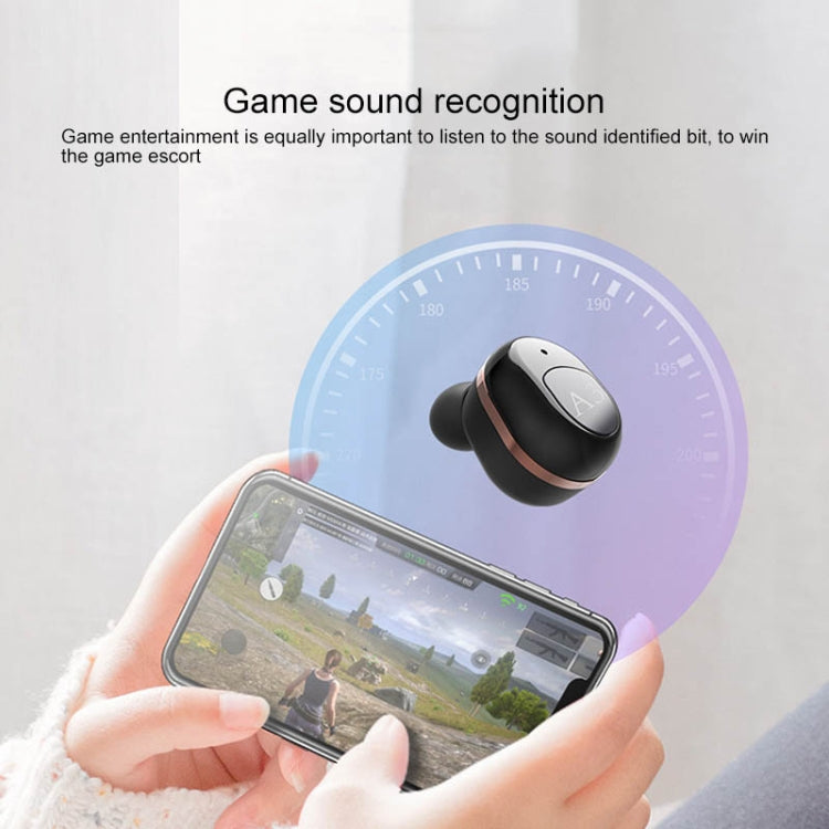 A3 TWS IPX5 Waterproof Bluetooth 5.0 Wireless Bluetooth Earphone with Charging Box, Support Call & IOS Display Power