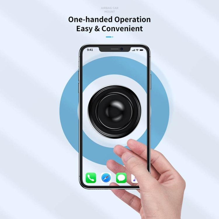 ROCK Universal Vacuum Air Bag Vent Car Phone Holder (Black)