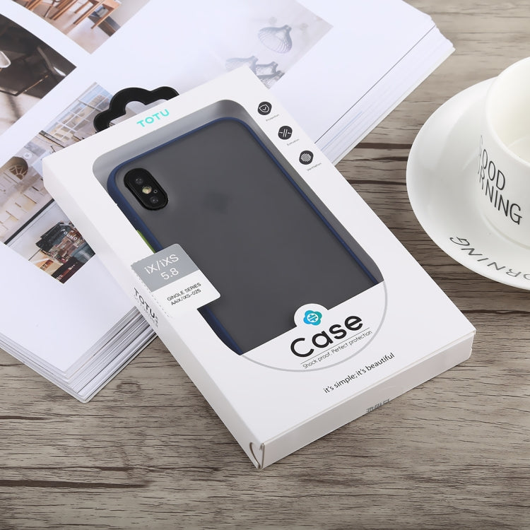 For iPhone X / XS TOTUDESIGN Gingle Series Shockproof TPU+PC Case