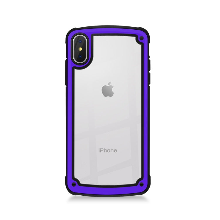 For iPhone X / XS Shockproof PC + TPU Case