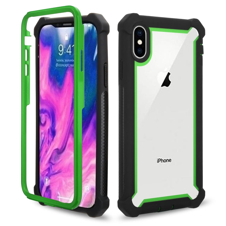 For iPhone X / XS Four-corner Shockproof All-inclusive Transparent Space Case
