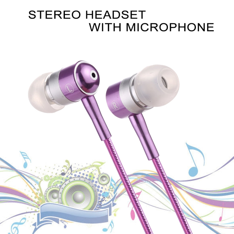 1.1m 3.5mm Plug Universal Stereo Visible EL Flowing Light Earphones with Mic