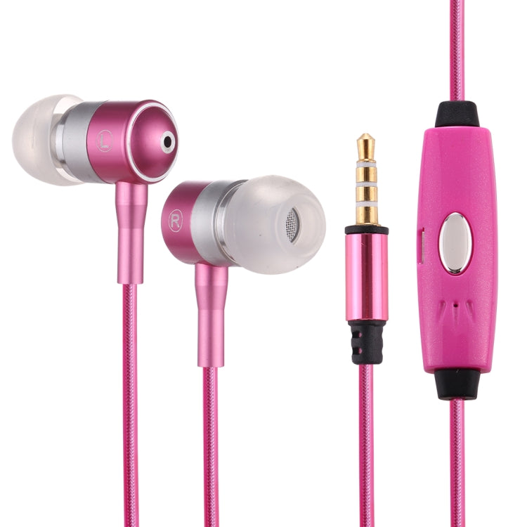 1.1m 3.5mm Plug Universal Stereo Visible EL Flowing Light Earphones with Mic