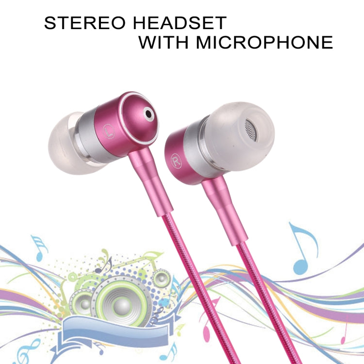 1.1m 3.5mm Plug Universal Stereo Visible EL Flowing Light Earphones with Mic
