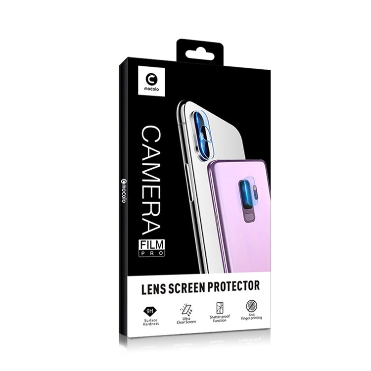 For iPhone XS / X mocolo 0.15mm 9H 2.5D Round Edge Rear Camera Lens Tempered Glass Film (Transparent)