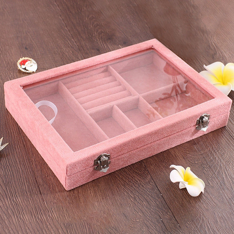 6 In 1 Multi-function Ear Stud Earrings Bracelet Pendant Necklace Ring Jewelry Protective Display Storage Box