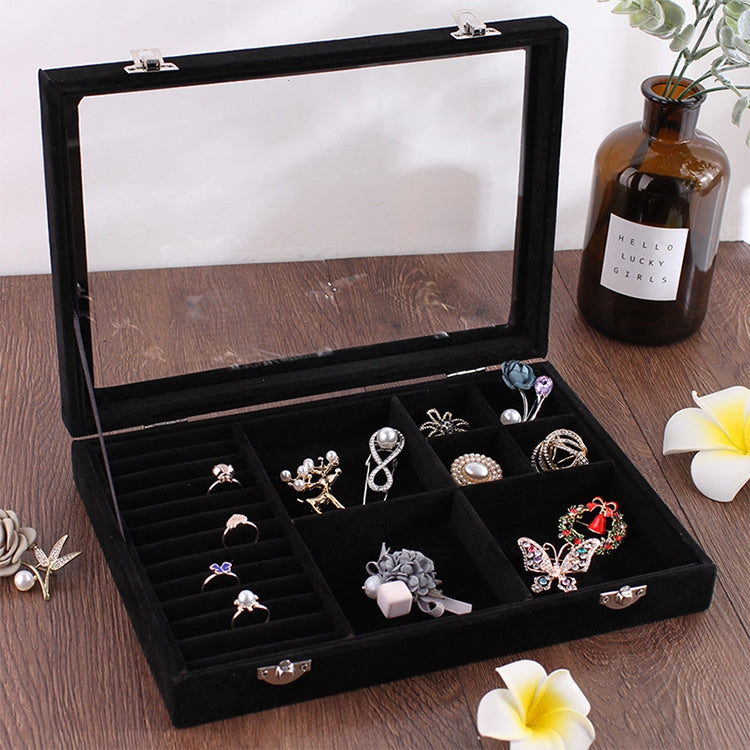 5 In 1 Multi-function Ear Stud Earrings Bracelet Pendant Necklace Ring Jewelry Protective Display Storage Box