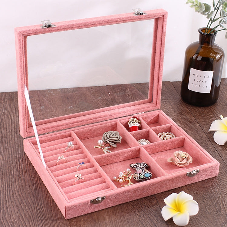 5 In 1 Multi-function Ear Stud Earrings Bracelet Pendant Necklace Ring Jewelry Protective Display Storage Box