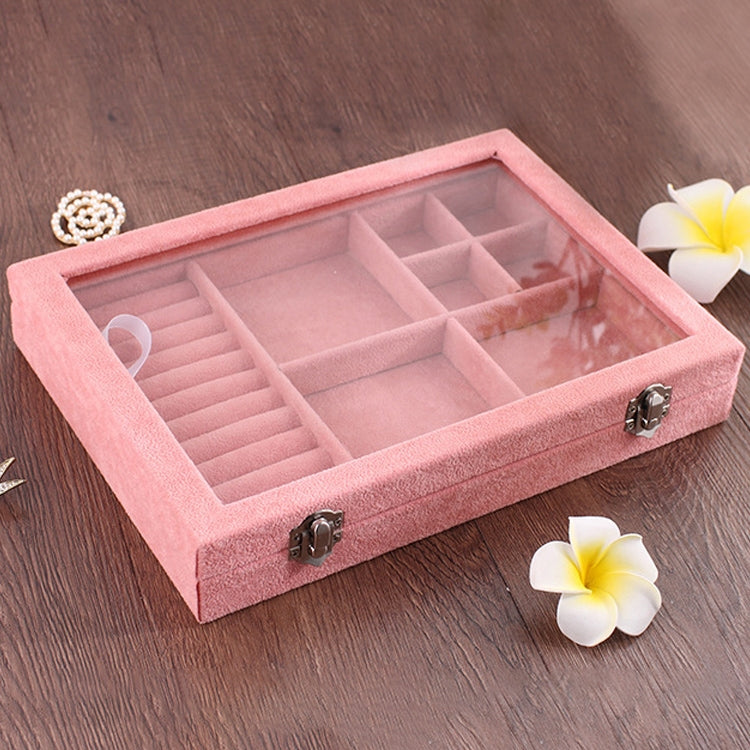 5 In 1 Multi-function Ear Stud Earrings Bracelet Pendant Necklace Ring Jewelry Protective Display Storage Box